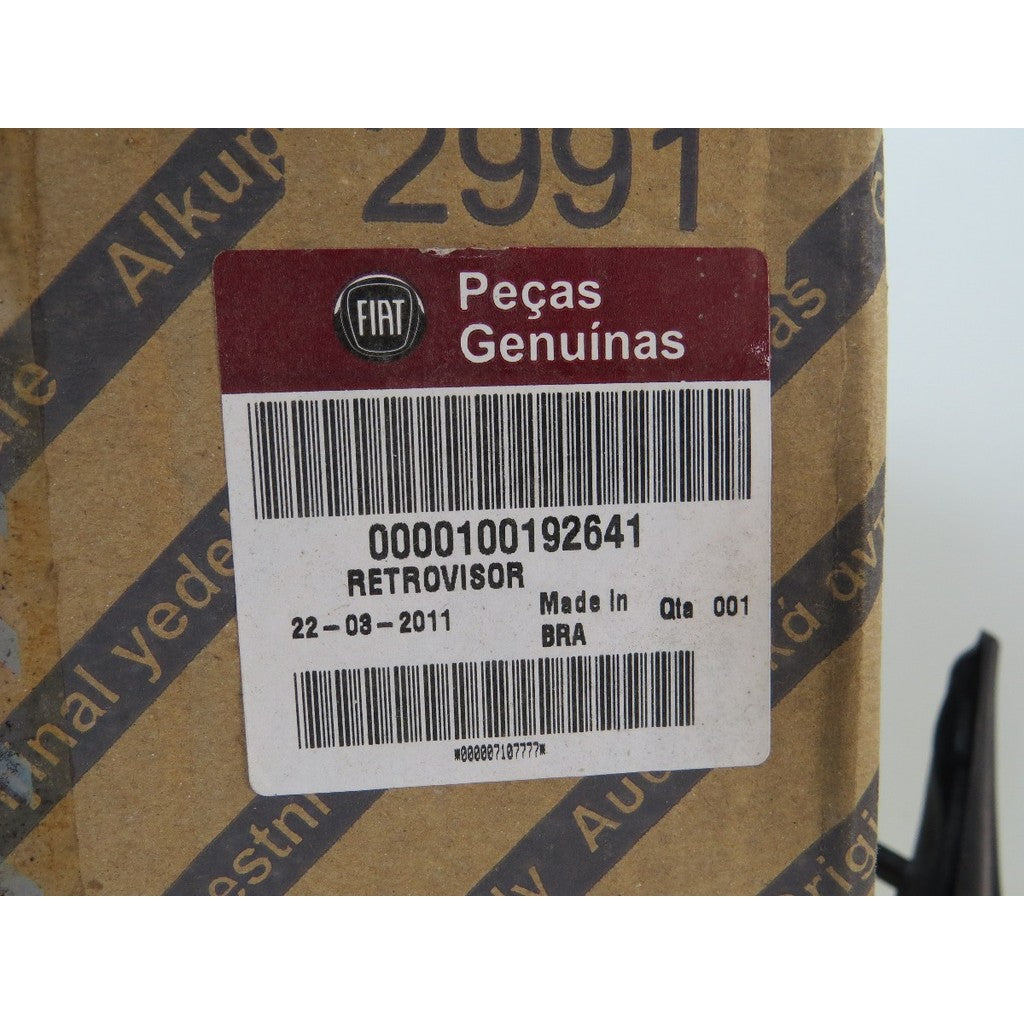 Retrovisor Fiat Uno 2004 a 2013 Lado Esquerdo Novo Original 100192641