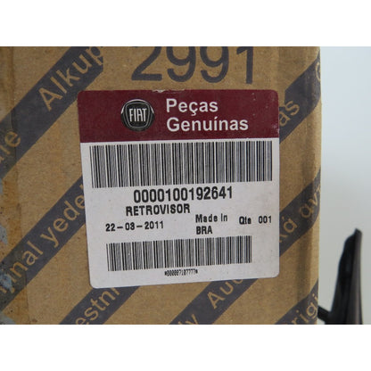 Retrovisor Fiat Uno 2004 a 2013 Lado Esquerdo Novo Original 100192641