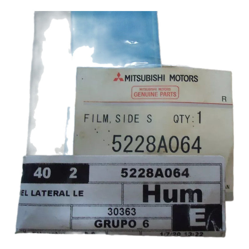 Adesivos Laterais Mitsubishi Outlander Original