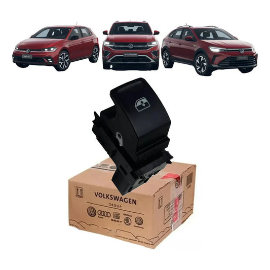 Botão Vidro Elétrico Direito – Volkswagen Polo, Virtus, T-Cross, Nivus
