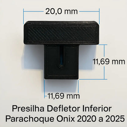 Presilhas Defletor GM Onix 2020 a 2024 - Kit Econômico 10 Peças