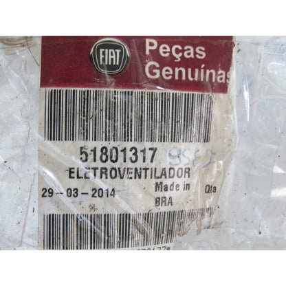 Eletroventilador Palio Siena Strada Original Fiat 51801317