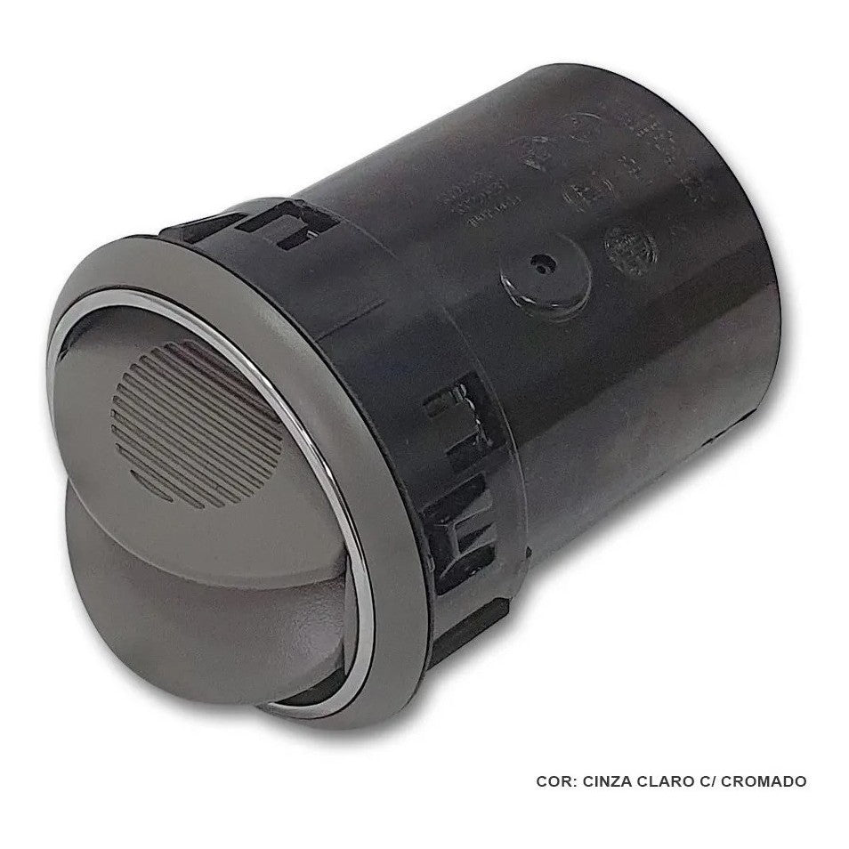 Difusor Ar Cinza Claro com Friso Cromado Fiat Palio 2012 a 2017 Original 100196977