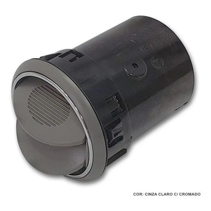Difusor Ar Cinza Claro com Friso Cromado Fiat Palio 2012 a 2017 Original 100196977