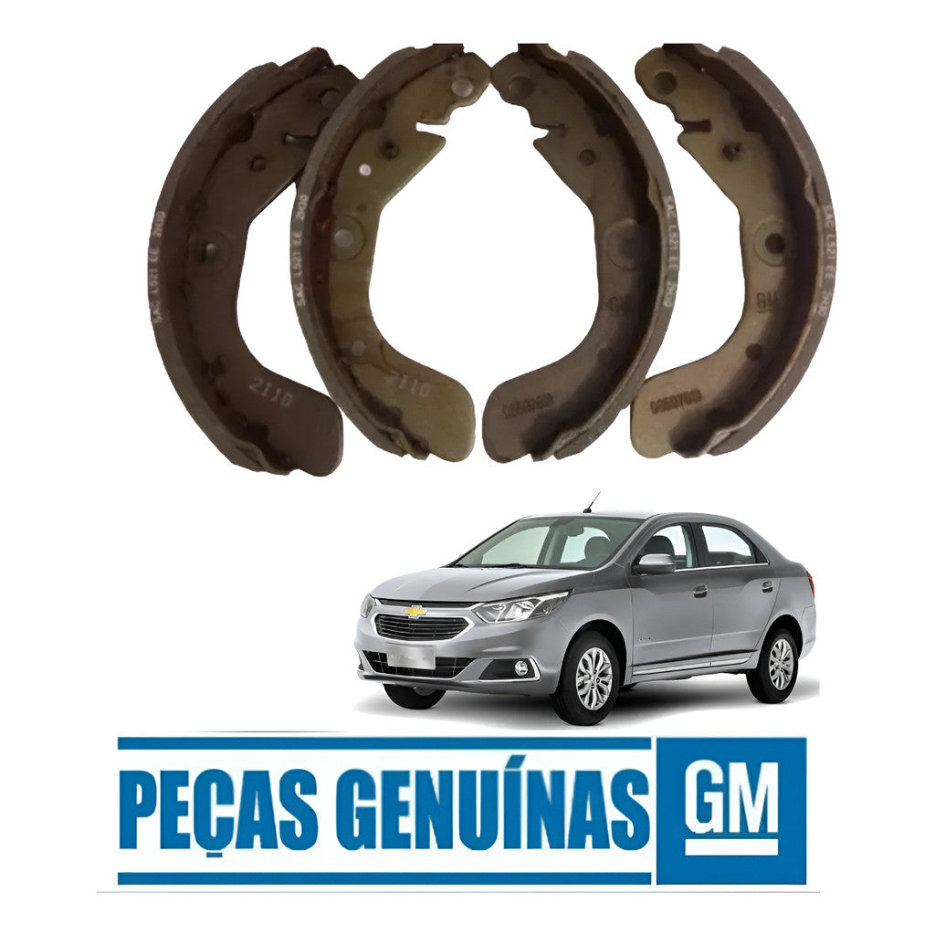 Sapata de Freio Traseiro Cobalt 2011 a 2017 Original Gm 95017074