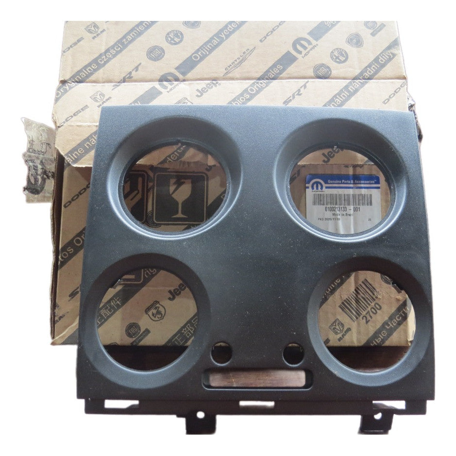 Moldura Central Painel do Rádio Palio 2004 a 2017 Original Fiat 100213133
