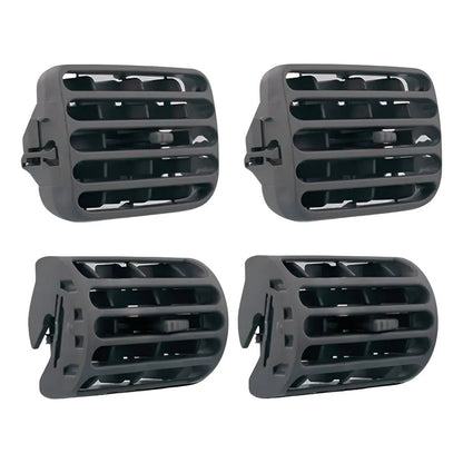 Jogo Difusores de Ar Preto Renault Clio 2001 a 2016 KDFA01