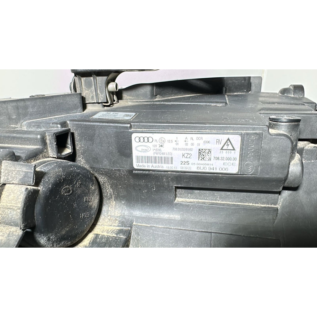 Farol Audi Q3 Lado Direito 2.0 2013 2014 8u0941006