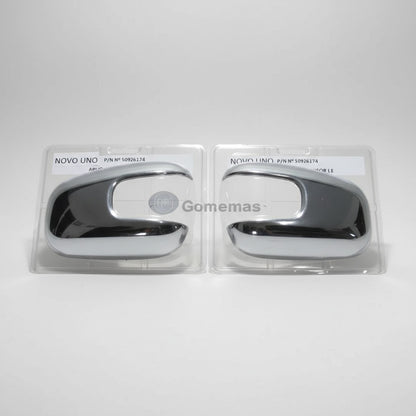 Capa Espelho Retrovisor Novo Fiat Uno Fiorino Vivace Cromada 50926174