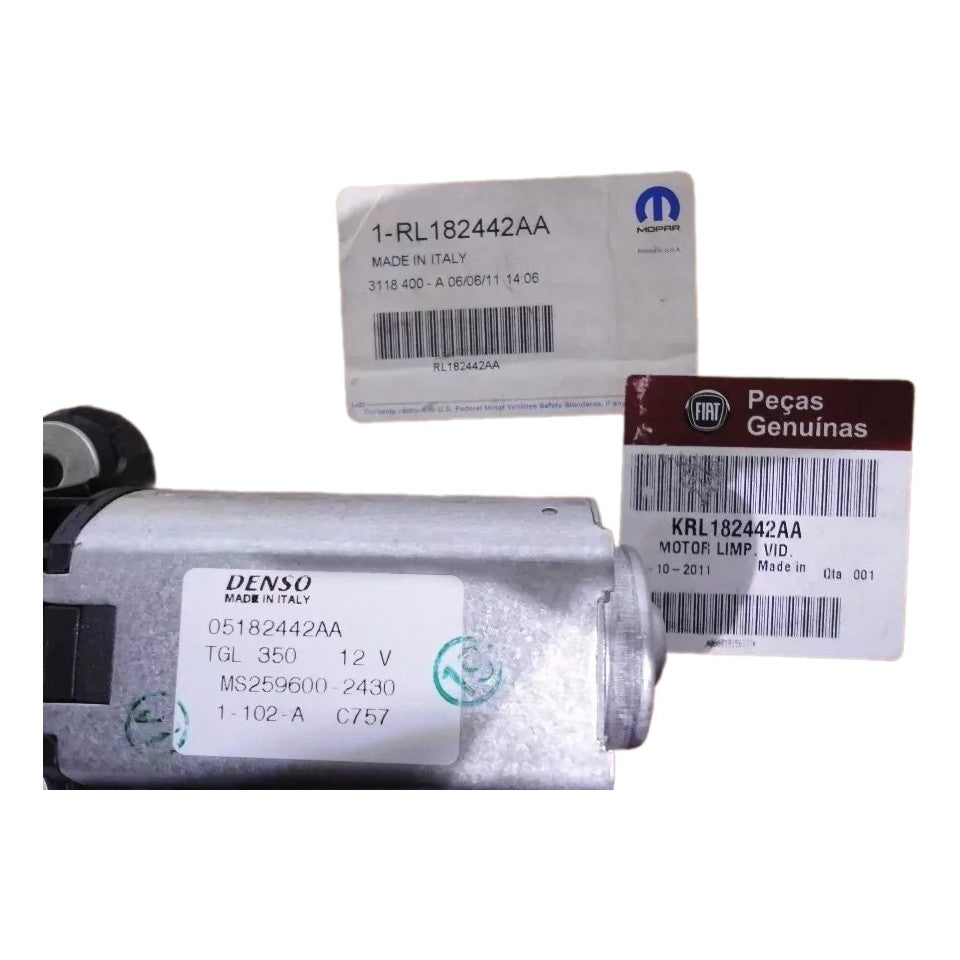 Motor do Limpador Vidro Traseiro Fiat 500 2010 a 2018 Original KRL182442AA