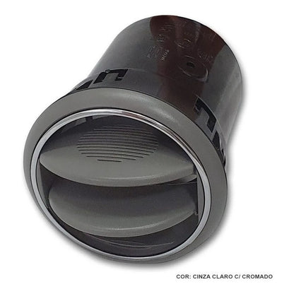 Difusor Ar Cinza Claro com Friso Cromado Fiat Palio 2012 a 2017 Original 100196977