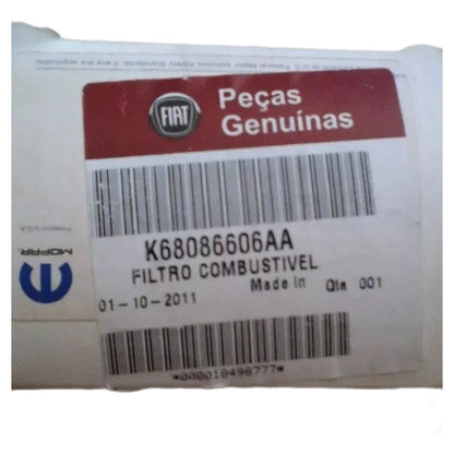 Filtro de Combustível Fiat 500 Argo Cronos Idea Palio Original K68086606AA