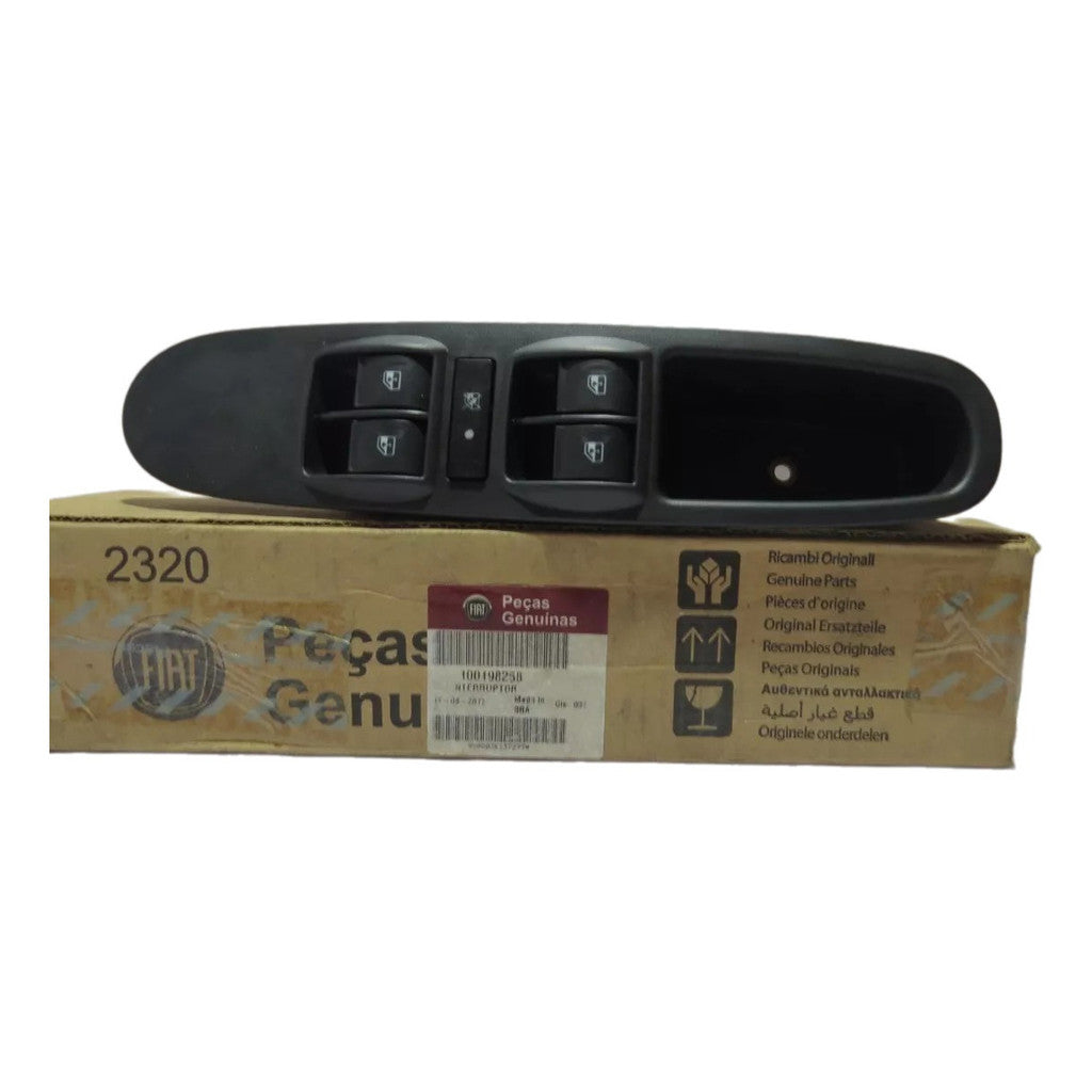 Interruptor Vidro Elétrico Porta Dianteira Lado Esquerdo Fiat Punto 2013 a 2017 Or 100198258