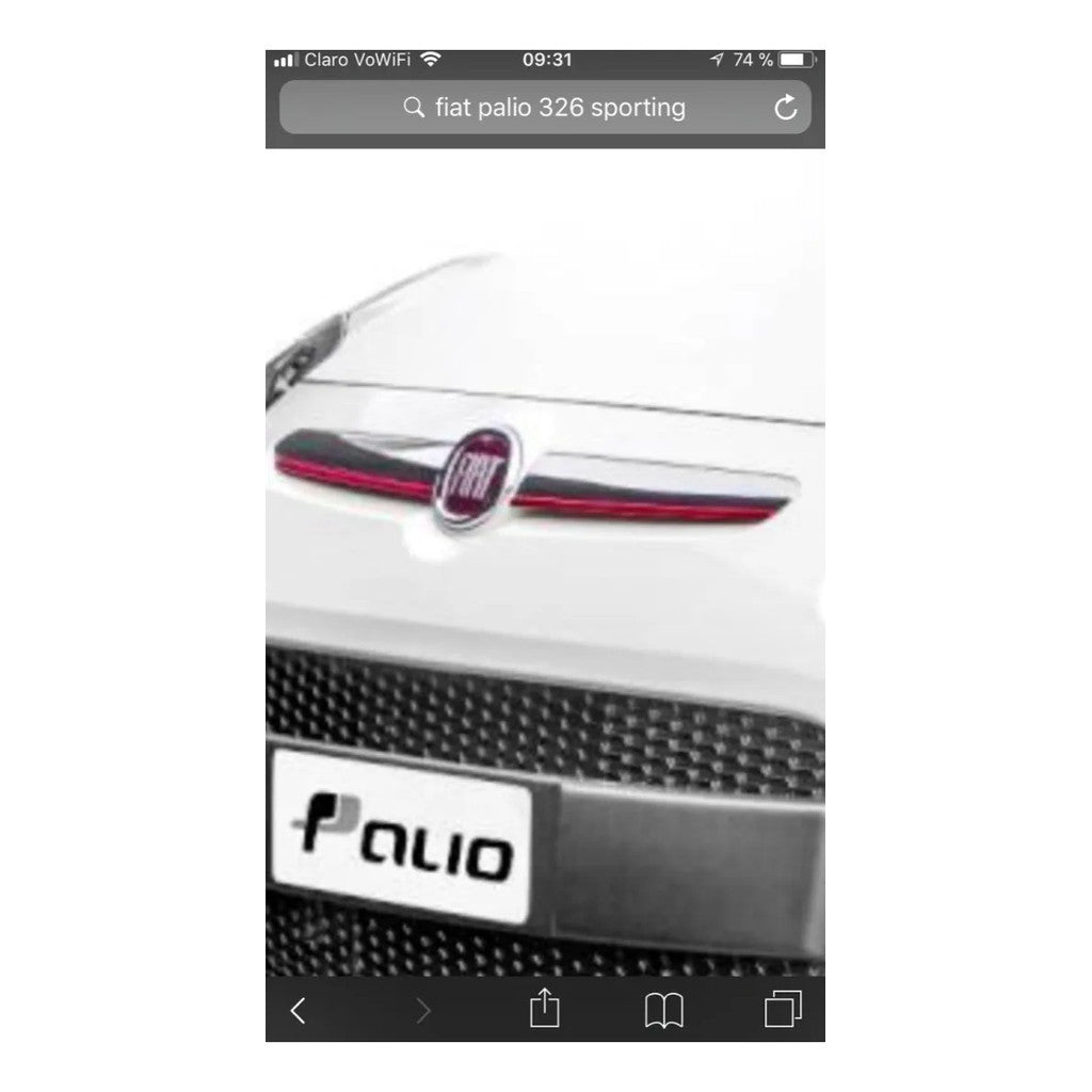 Friso Esquerdo para Choque Dianteiro Fiat Palio 2012 a 2017