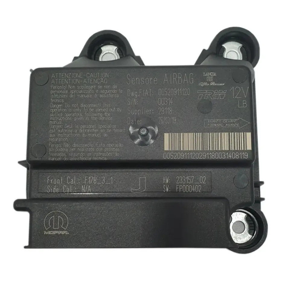 Módulo Central Air Bag Trw Fiat Strada Cabine Dupla 52091112