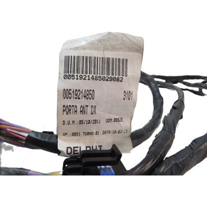 Chicote Elétrico Porta Dianteira Lado Direito Fiat Punto Linea Original 51921485