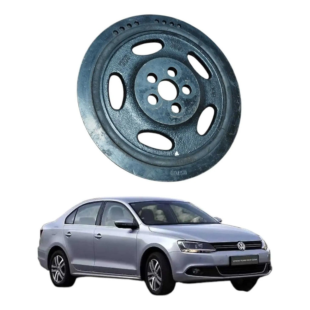 Polia Virabrequim Vw Jetta 2.5 07k105243f