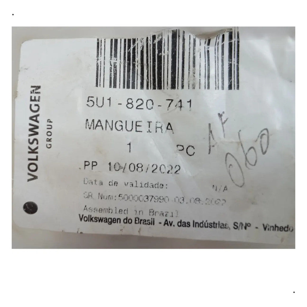 Tubo Ar Condicionado G5 VW Gol Voyage Saveiro 09/2018 5u1820741