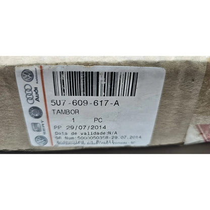 Par Tambor Freio Saveiro Cross 1.6 Original Vw 5u7609617a
