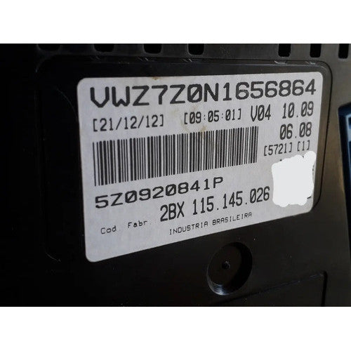 Painel Instrumentos Fox 2010 a 2014 Novo Original Vw 5z0920841p