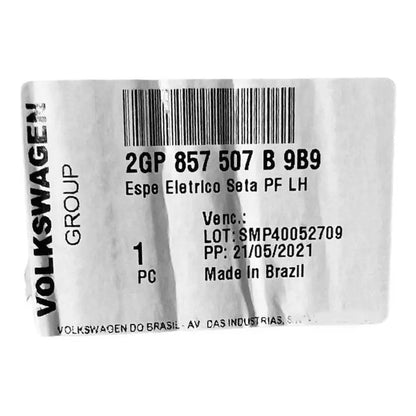 Retrovisor Esquerdo C Pisca + – Volkswagen T-Cross