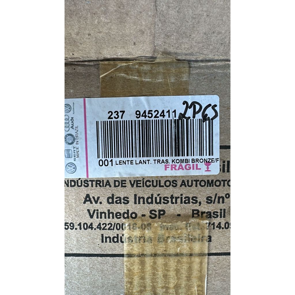 Par Lente de Lanterna VW Kombi Nova Original 2379452411