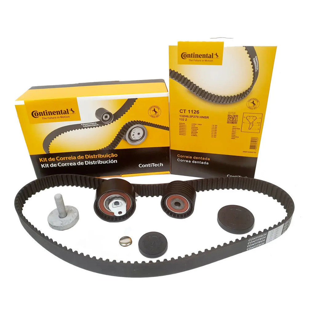 Kit Correia Dentada Duster Logan Clio Sandeiro 1.6 16v Contitech Original