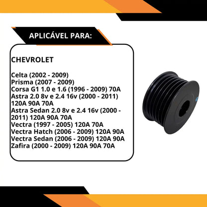 Polia Alternador Gm 93369721 Astra Celta Prisma