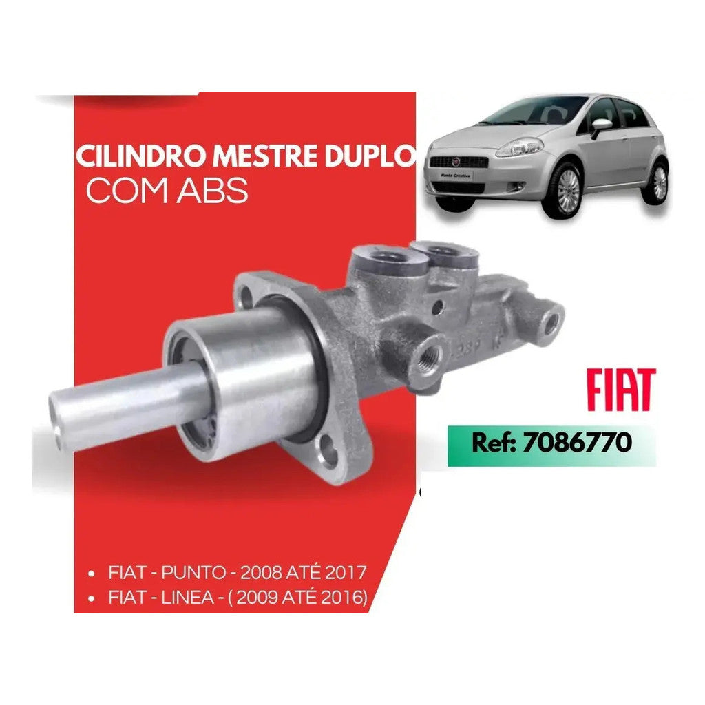 Cilindro Mestre Punto Linea 2008  2017 Com Freio Abs 7086770