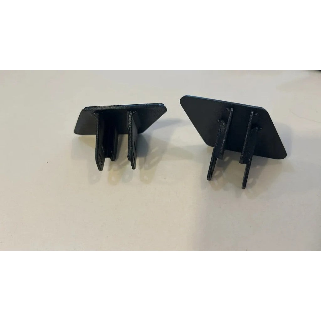Par Tampa Esguicho Lavador Farol BMW Série 3 E90 E91 2006 a 2011 Textura Fibra de Carbono Para-choque PETG