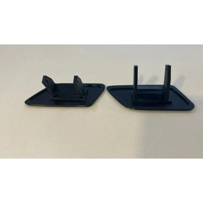Par Tampa Esguicho Lavador Farol Ford Focus 2005 a 2010 Textura Fibra de Carbono Para-choque PETG Preto