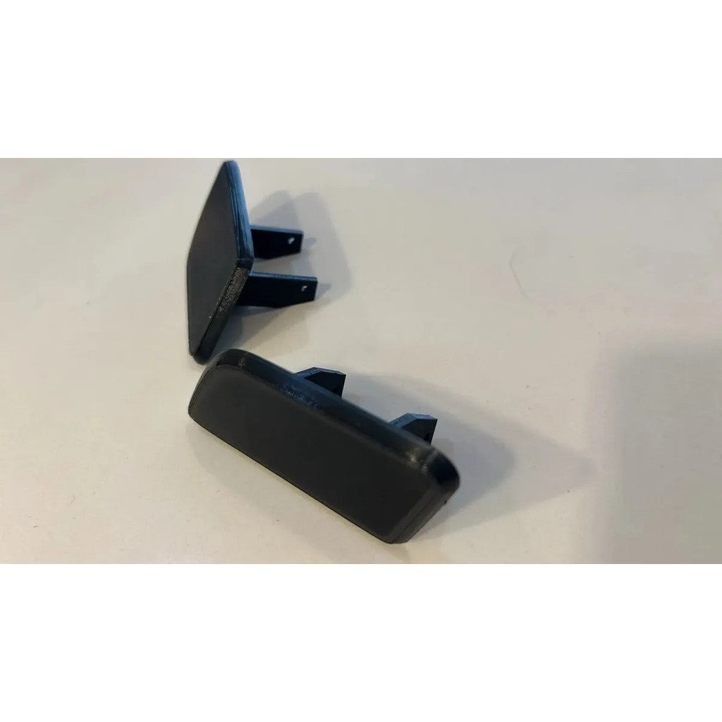 Par Tampa Esguicho Lavador Farol Ford Focus 2005 a 2010 Textura Fibra de Carbono Para-choque PETG Preto