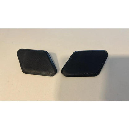 Par Tampa Esguicho Lavador Farol Kia Sportage 2011 a 2016 Acabamento Para-choque Dianteiro ABS Preto