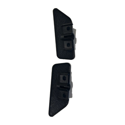 Par Tampa Esguicho Lavador Farol Mitsubishi Outlander Acabamento Para-choque Dianteiro ABS Preto