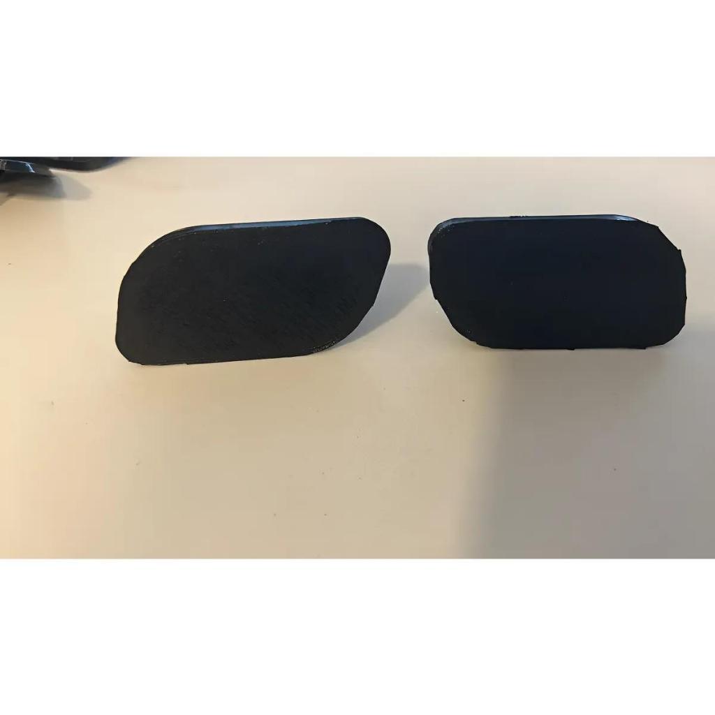 Par Tampa Esguicho Lavador Farol Peugeot 5008 2009 a 2017 Acabamento Para-choque Dianteiro Impressão 3D Preto