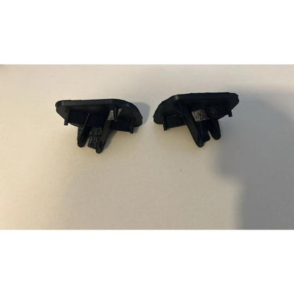 Par Tampa Esguicho Lavador Farol Peugeot 5008 2009 a 2017 Acabamento Para-choque Dianteiro Impressão 3D Preto
