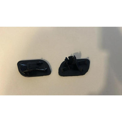 Par Tampa Esguicho Lavador Farol Peugeot 5008 2009 a 2017 Acabamento Para-choque Dianteiro Impressão 3D Preto